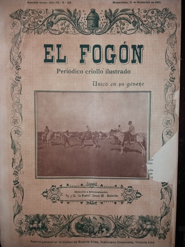 Revista De 1901 Granja De Lahusen Colonia Bodega Campisteguy