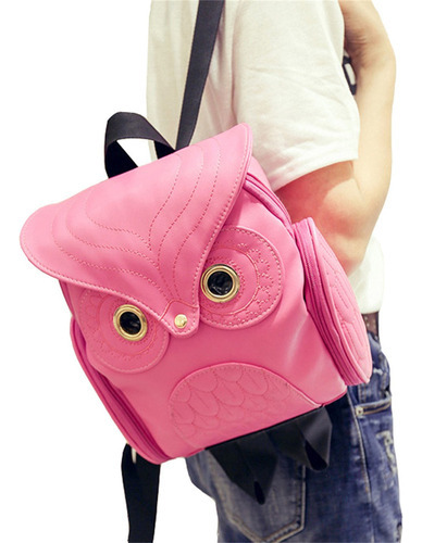 Mochila Moderna Con Forma De Búho Para Mujer, Mochila Escola