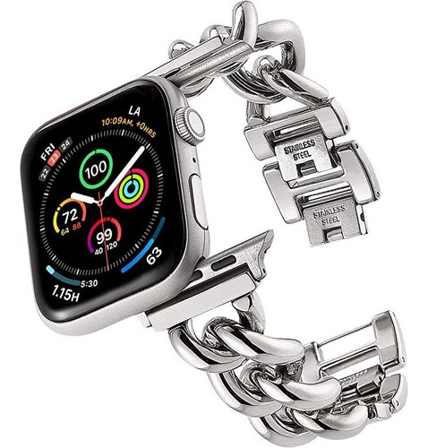 Alamhi Compatible Apple Watch Band, Cowboy Chain Apple Watc.