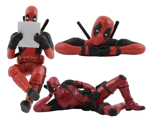 Figura De Acción Deadpool Accesorio Decoración Carro Moto