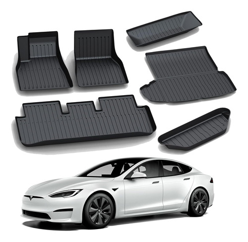 Kikimo Alfombrillas Tesla Model S 2021-2023, Accesorios Para