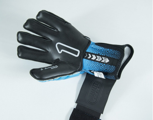 Imagen 4 de 5 de Guantes De Portero Kancerbero Quantum Pro Negro/ Azul