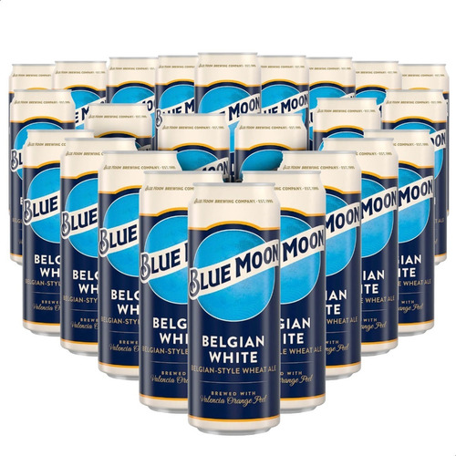 Cerveza Blue Moon Belgian White Lata Pack X24 U 