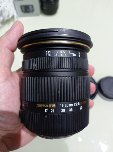 Lente Sigma 17-50mm F2.8 Ex Para Canon Canon Ef Preto (Usado)