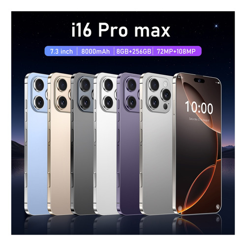 Teléfono Inteligente Android Barato I16 Pro Max 8gb+256gb