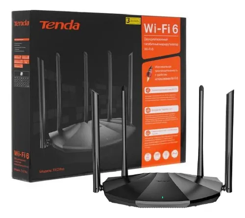 ROUTER WIFI 6 TX2PRO 5 ANTENAS TENDA