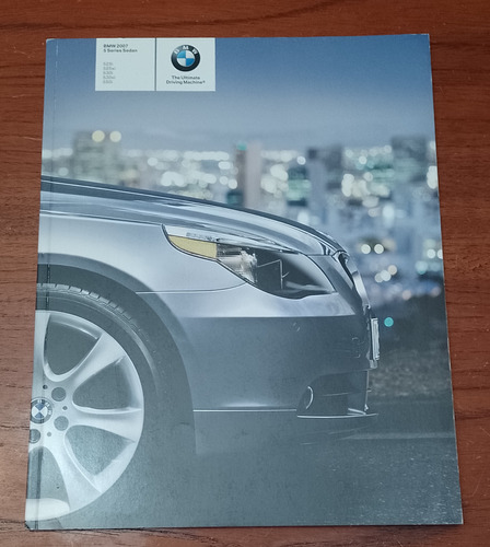 Catalogo Libro Ventas Bmw Serie 5 Sedan 2007 Usa - No Manual