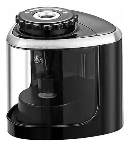 Apontador Elétrico E Manual + Brinde Preto