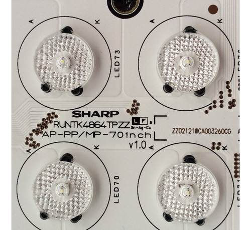 Led´s Sharp Lk695d3gw10z Runtk4864tpzz Pro-70x5fd (Usado)