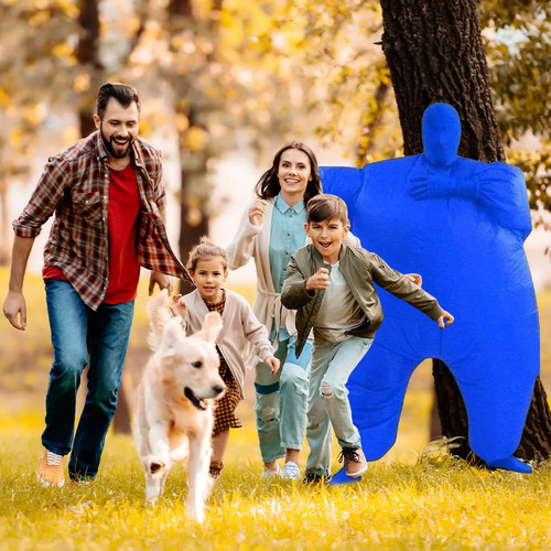 Disfraz Inflable De Cuerpo Entero Para Cosplay, Color Azul B