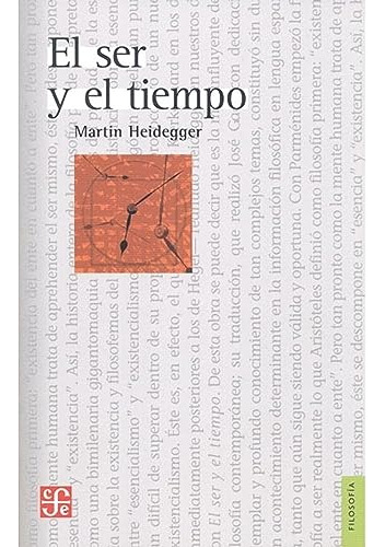 Libro El Ser Y El Tiempo De Heidegger Martin  Fce