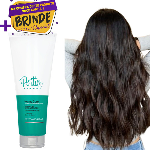 Portier Home Care - Shampoo Reconstrutor 250ml + Brinde!