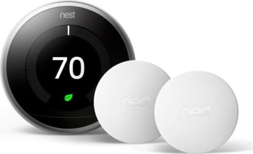 Nest Termostato 3ra Gen + 2 Sensores Inteligentes Bh1252-us 