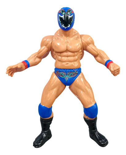 Luchador Titán Figura De Acción Enmascarado Rudo Técnico
