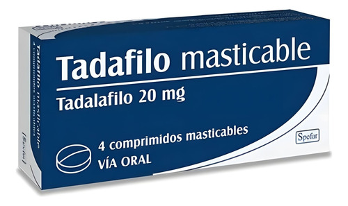 Tadafilo Celsius® 20 Mg X 4 Comprimidos Masticables