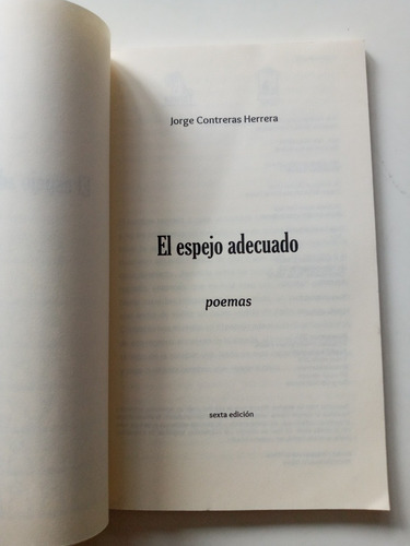 El Espejo Adecuado. Jorge Contreras Herrera. H. Ayuntamiento