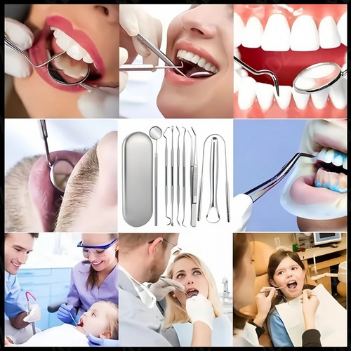 Kit De Limpieza Dental Removedor De Sarro De 8 Piezas R