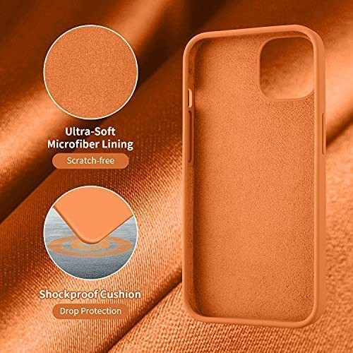 Imagen 6 de 6 de Funda P/iPhone 13 Cordking 6.1inch/ultradelgada/naranja