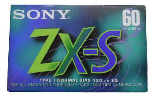 Cassette Sony Zx-s 60m
