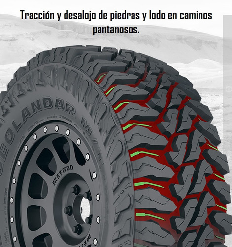 1/llanta 40x/13.5r17 121q Yokohama Geomt G003