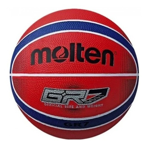 Pelota De Basquet Molten N 7 Gr7 Rojo/azul Modelo Color Rojo