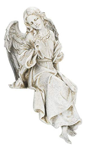 Joseph Studio 64554 Tall Sitting Angel Looking Down Statue 1