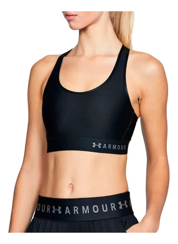 Top Mid Keyhole Bra Negro Jj deportes