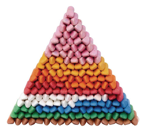 Coloraciones My First Stubby Chalk Multicolor Set De 160 Art