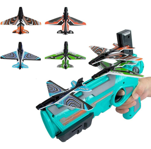 Juguetes Zahar - Toy De Avión Catapult Colorfle - Lanzador D