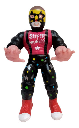 Muñeco Super Muñeco - Plástico 27 Cms. - Lucha Libre Bgg