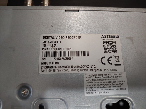 Lote De 3 Grabadores Dvr Hikvision, Dahua, Videoman (Usado)