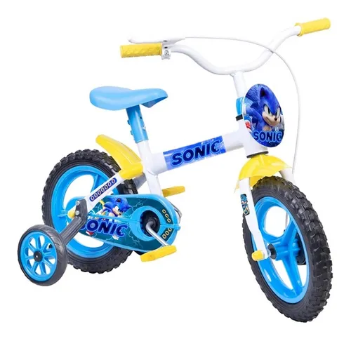 Bicicleta de sonic para niños sale