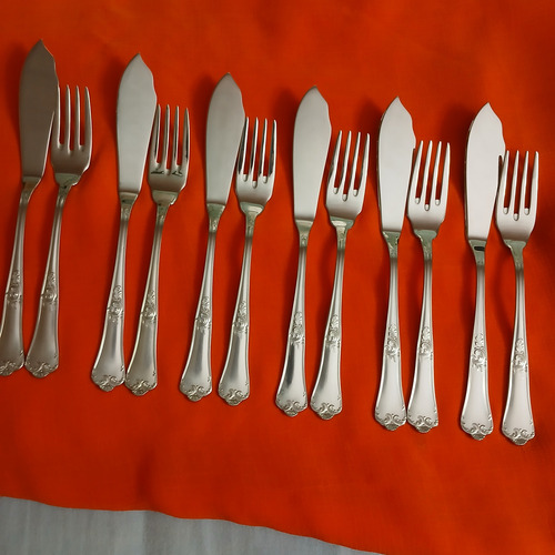 Kit De Talheres P/ Comer Peixe, Hércules Classic Antigo