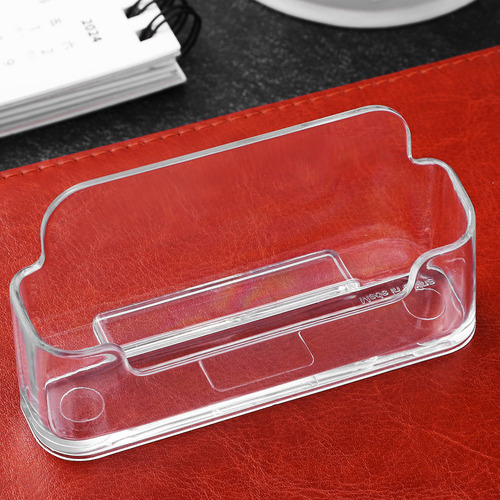 Soporte Para Tarjetas De Presentación, Caja Transparente Par