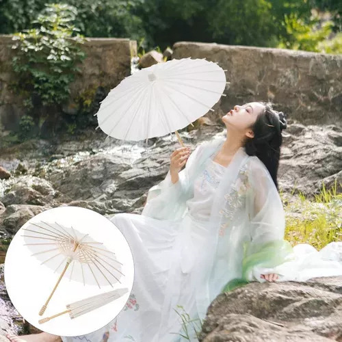 Para Os 20 Guarda-chuvas Chineses Japoneses De Tecido Liso