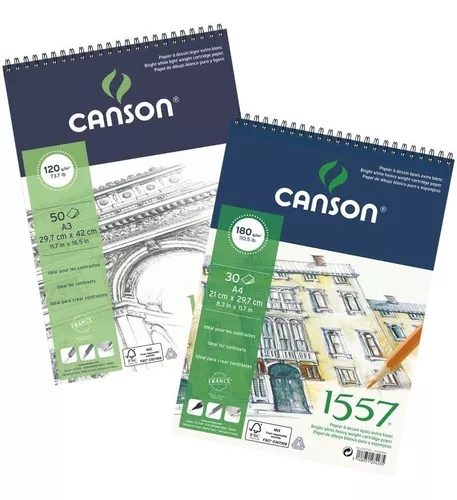 BLOC A5 CANSON 1557 – 30F 180GR