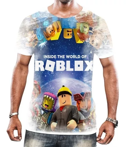 Camiseta Camisa Masculina Roblox Jogo Mmorpg Game Alta Hd 2