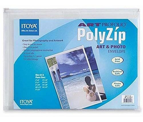 Itoya Sobre Artístico Polyzip De *****  X 11 , Multicolor