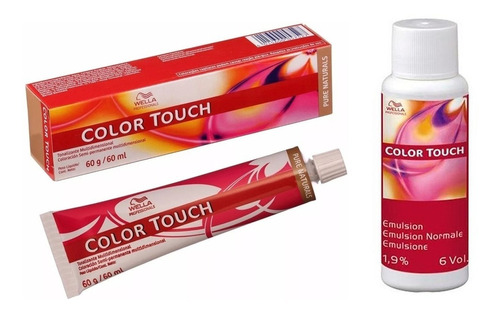 Tintura Color Touch X60grs Wella + Emulsion X120ml