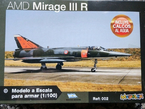 Model Kit Avión Amd Mirage Iii R Modelex Dgl Games & Comics