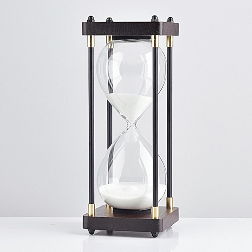 Temporizador De Arena De 30 Minutos, Reloj De Arena Blanco