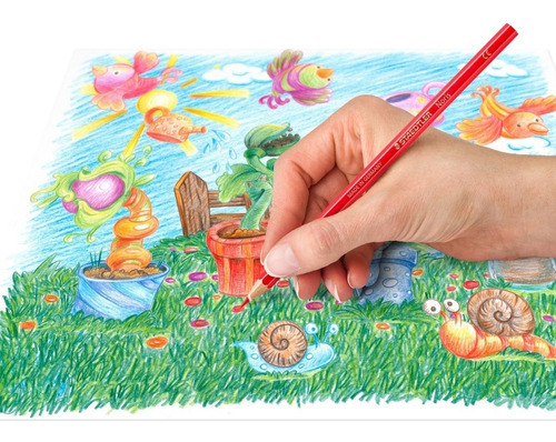Imagen 2 de 2 de Lapices Colores Staedtler Lata X 24 Unidades Color Color