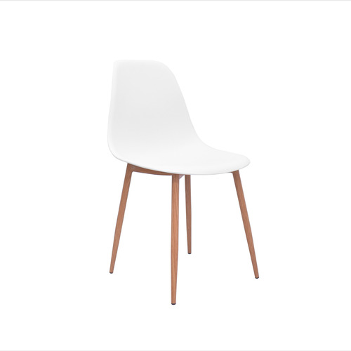 Silla De Diseño Lotti Blanco Bonno