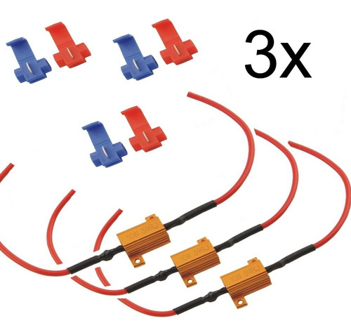 Kit 3 Resistor Canceler Canbus Erro Onix Prisma Cobalt Cruze