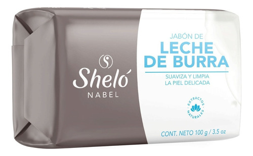 3 Piezas Jabón De Leche De Burra Sheló Nabel Unifica Tono