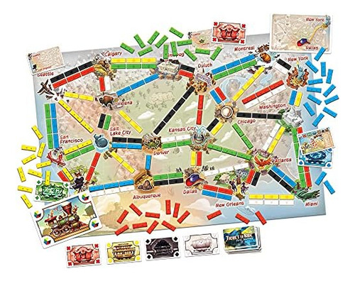 Juego De Mesa Ticket To Ride First Journey | Juego De Estrat