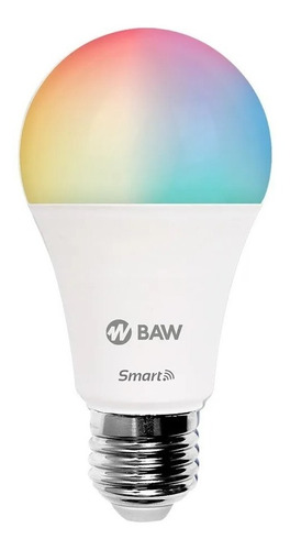 Lámpara Led Smart E27 10w Rgb Celular App Baw