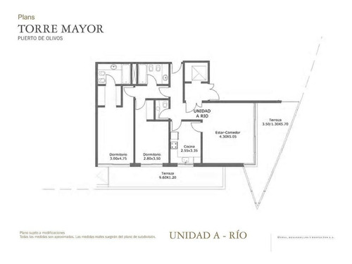 Imagen 2 de 6 de Departamento - Olivos-vias/rio