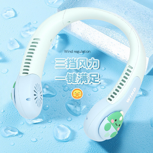 P Ventilador De Cuello Usb Portátil Con Refrigeración Con