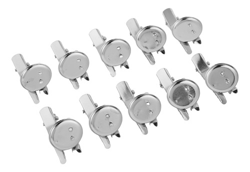 Alfileres Para Botones, 100 Unidades, De Metal En Blanco, Re